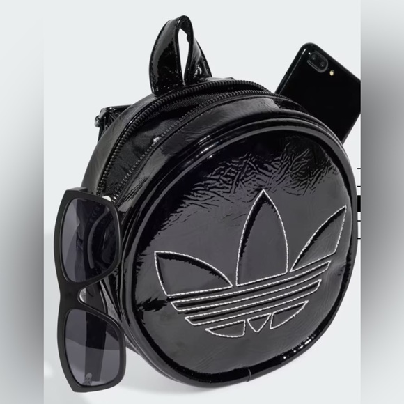 Adidas Shiny Black Round Backpack main image 4